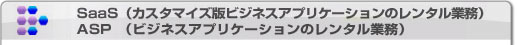 SaaS,ASP,SaaS,ASP,ビジネスアプリケーションのレンタル業務