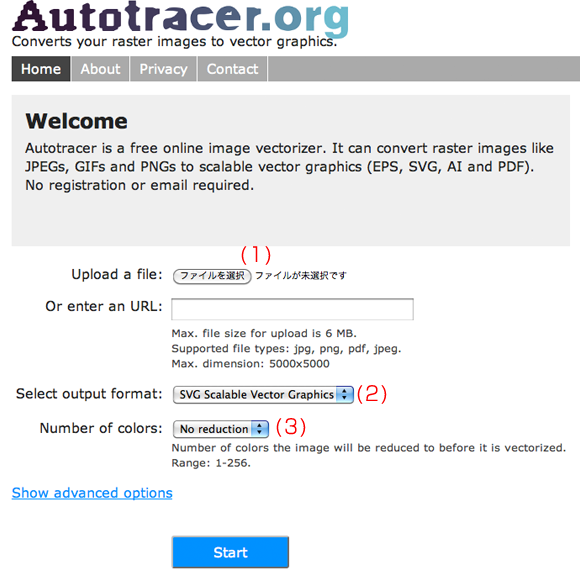 autotracer画像